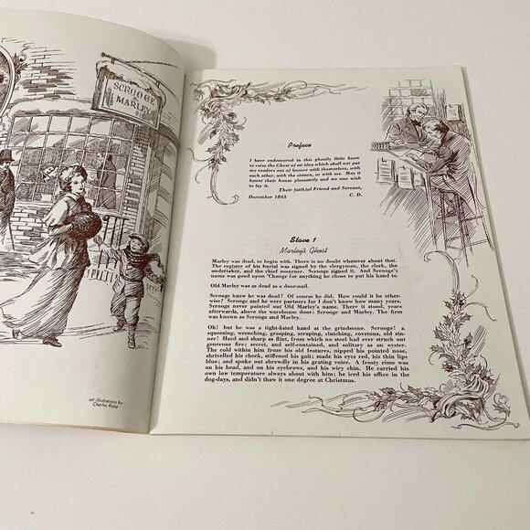 Vtg 1978 A Christmas Carol by Charles Dickens Ideals Publishing Paperback - Picture 11 of 16
